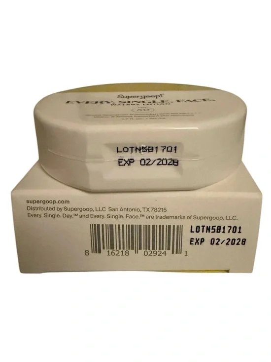 Supergoop! Every. Single. Face. Watery Lotion Sunscreen SPF 50, 1.7 fl oz/ 50 ml - Picture 12 of 13